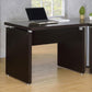 Skylar - Engineered Wood Writing Desk - Cappuccino