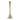 12" Metal Taper Candle Holder - Brass