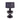 Stainless Steel Table Lamp 33" - Black
