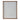28" x 35" Paper Mache Wall Art With Wooden Frame /Glass - Gray