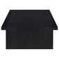 Max - Rectangular Engineered Laminate Coffee Table - Black