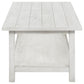 Payne - Wood Coffee Table with Shelf