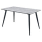 Dennison - Rectangular Dining Table With Ceramic Top - Grey
