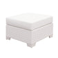 Somani - Small Ottoman - White