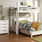 Celerina - Twin Loft Bed - Weathered White Finish