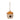 Ceramic 6" Round Bird Feeder - Dark Orange