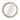 Metal Round Mirror 42" - Gold