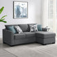 Storey - Upholstered Sleeper Sectional Chaise Sofa