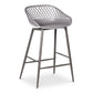 Piazza - Outdoor Counter Counter Stool (Set of 2) - Gray