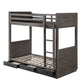 Estevon - Bunk Bed - Gray Oak Finish