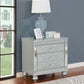 Gunnison - 2-Drawer Nightstand - Silver Metallic