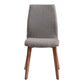 Archie - Mid-Century Dining Chair (Set of 2) - Walnut / Gray