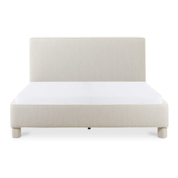 Ichigo - King Bed - Light Gray