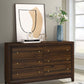 Welsley - 6-Drawer Dresser Cabinet - Walnut