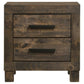 Woodmont - 2-Drawer Nightstand - Rustic Golden Brown