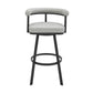 Magnolia - Swivel Stool - Black Metal