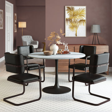 Central City - Dining Table - Gray / Black