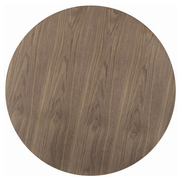 Cora - Round 40" Wood Top Dining Table - Brown Walnut