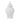 24" Ribbed Temple Jar - White