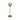 Glass Tealight Holder 18" - Champagne