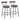 Rhonda - Upholstered Counter Stool Set