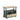Harper - Kitchen Cart - Natural & Green
