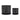 Dots Planter With Saucer 6 / 8" (Set of 2) - Black