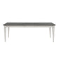 Katia - Dining Table With Leaf - Rustic Gray & Weathered White