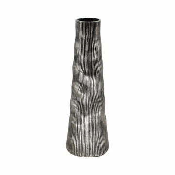 Sitka Small Pewter Metal Vase 20" - Bronze