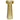 Metal Hammered Candle Holder 10" - Gold