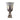Glass 15" 2-Tone Chalice Vase - Metallic