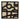 Hand Painted Curvy-Cross Roads 47 x 47- Ivory / Black