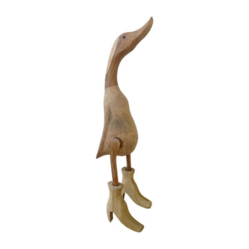Bamboo 20" Duck In Rainboots - Natural