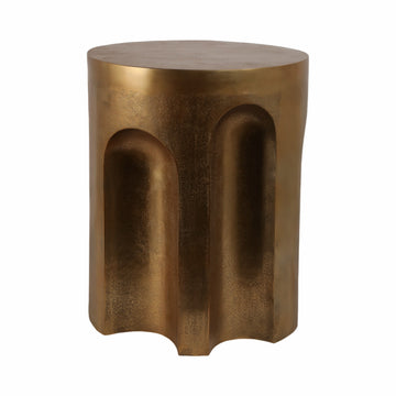 19" Sheffield Metal Stool - Gold