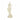 Kallos Quartz Resin Woman Statuary - White
