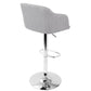 Daniella - Adjustable Barstool With Swivel - Light Gray