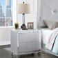 Larue - 2-Drawer Nightstand - Silver