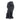Resin 11" Sitting Lion - Black