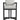 Malibu - Barstool - Black / White
