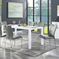 Pagan - Dining Table - White High Gloss Finish