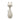 9" Sitting Kitty - White/Gold