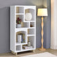 Dalton - 6-Shelf Bookcase - White And Distressed Pine