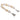 Bothelle Glass And Wood Garland With Lether Tassel 56'' - Beige