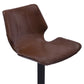 Zuma - Adjustable Swivel Metal Barstool