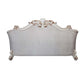 Vendom II - Sofa - Two Tone Ivory Fabric & Antique Pearl Finish