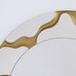 Dorinda - Round Kintsugi Style Wall Mirror - Gold