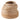 13" x 12" Curvy Banana Leaf Vase - Natural