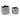 6" / 7" Clouds Planter (Set of 2) - Blue