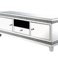 Lotus - TV Stand - Mirrored & Faux Crystals