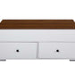 Readen - Coffee Table - White & Walnut Finish